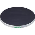 TRUSCO 回転台 150Kg型 Φ600 ゴムマット張り天板 TC6015G