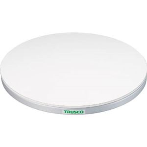 TRUSCO 回転台 150Kg型 Φ600 ポリ化粧天板 TC6015W