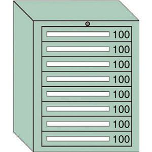 OS ミドルキャビネットMD型 最大積載量800kg 引出し8段 MD801