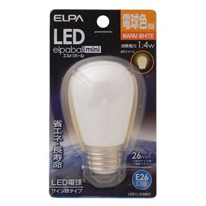 ELPA(エルパ) LED装飾電球 サイン球形 E26 電球色 LDS1L-G-G901