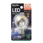 ELPA(エルパ) LED装飾電球 S形ミニ球形 E17 クリア電球色 LDA1CL-G-E17-G456