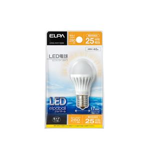 ELPA(エルパ) LED電球 ミニクリプトン球型 25W形 E17 電球色 LDA4L-H-E17-G403