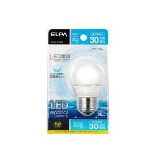 ELPA(エルパ) LED電球 一般電球A45形 30W形 E26 昼光色 広配光 LDA4D-G-G584