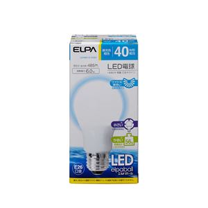 ELPA(エルパ) LED電球 一般電球A形 40W形 E26 昼光色 広配光 LDA6D-G-G594