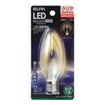 ELPA(エルパ) LED装飾電球 シャンデリア球形 E17 クリア電球色 LDC1CL-G-E17-G327