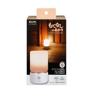 ELPA(エルパ) もてなしのあかり 据置大型 6W電球色LED HLH-1202（PW） - 拡大画像