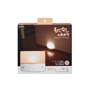 ELPA(エルパ) もてなしのあかり 据置型薄型 3W電球色LED HLH-1203（PW）