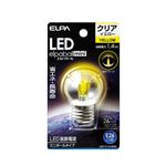 ELPA(エルパ) LED装飾電球 ミニボール球形 E26 G40 クリアイエロー LDG1CY-G-G259