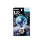 ELPA(エルパ) LED装飾電球 S形ミニ球形 E26 クリアブルー LDA1CB-G-G558