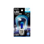 ELPA(エルパ) LED装飾電球 サイン球形 E26 クリアブルー LDS1CB-G-G908