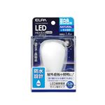 ELPA(エルパ) 防水型LED装飾電球 サイン球形 E26 昼白色 LDS1N-G-GWP900