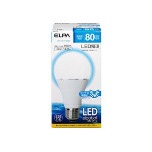 ELPA(エルパ) LED電球 一般電球A形 80W形 E26 昼光色 広配光 LDA14D-G-G598