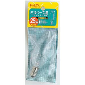 （まとめ買い） ELPA シャンデリア球 電球 25W E14 クリア G-700H（C） 【×30セット】