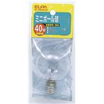 （まとめ買い） ELPA ミニボール球 電球 40W E17 G50 クリア G-83H（C） 【×25セット】