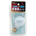 （まとめ買い） ELPA 長寿命 節電ミニクリプトン球 電球 ミニクリX 100W形 E17 ホワイト GKP-1090WX（W）-L 【×10セット】