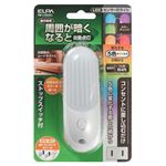 （まとめ買い） ELPA LEDナイトライト 明暗センサー 5色 PM-L130（CL） 【×5セット】