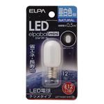 （まとめ買い） ELPA LEDナツメ球 電球 E12 昼白色 LDT1N-G-E12-G100 【×10セット】