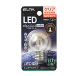 （業務用セット） ELPA LED装飾電球 ミニボール球形 E17 G30 クリア電球色 LDG1CL-G-E17-G246 【×10セット】