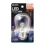（業務用セット） ELPA LED装飾電球 サイン球形 E26 クリア電球色 LDS1CL-G-G906 【×5セット】