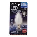 （業務用セット） ELPA LED装飾電球 ローソク球形 E12 昼白色 LDC1N-G-E12-G300 【×10セット】