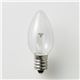 （業務用セット） ELPA LED装飾電球 ローソク球形 E12 クリア昼白色 LDC1CN-G-E12-G305 【×10セット】 - 縮小画像2