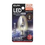 （業務用セット） ELPA LED装飾電球 ローソク球形 E12 クリア電球色 LDC1CL-G-E12-G306 【×10セット】