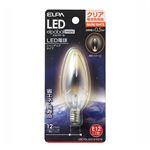 【訳あり・在庫処分】（業務用セット） ELPA LED装飾電球 シャンデリア球形 E12 クリア電球色 LDC1CL-G-E12-G316 【×10セット】