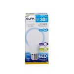 （業務用セット） ELPA LED電球 一般電球A形 30W形 E26 昼光色 広配光 LDA4D-G-G588 【×10セット】
