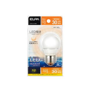 （業務用セット） ELPA LED電球 一般電球A45形 30W形 E26 電球色 広配光 LDA4L-G-G585 【×3セット】 - 拡大画像