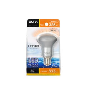（業務用セット） ELPA LED電球 ミニレフ球形 30W E17 電球色 LDR4L-H-E17-G611 【×10セット】 - 拡大画像