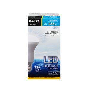 （業務用セット） ELPA LED電球 レフ球形 40W E26 昼光色 LDR6D-H-G600 【×2セット】 - 拡大画像