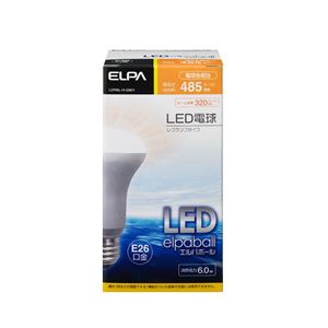 （業務用セット） ELPA LED電球 レフ球形 40W E26 電球色 LDR6L-H-G601 【×2セット】 - 拡大画像