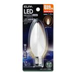 （業務用セット） ELPA LED装飾電球 シャンデリア球形 E17 電球色 LDC1L-G-E17-G322 【×5セット】