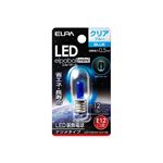 （まとめ買い） ELPA LEDナツメ球 電球 E12 クリアブルー LDT1CB-G-E12-G108 【×20セット】