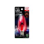 （業務用セット） ELPA LED装飾電球 シャンデリア球形 E17 クリアレッド LDC1CR-G-E17-G328 【×5セット】