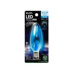 （業務用セット） ELPA LED装飾電球 シャンデリア球形 E17 クリアブルー LDC1CB-G-E17-G329 【×5セット】