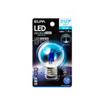 （業務用セット） ELPA LED装飾電球 ミニボール球形 E26 G50 クリアブルー LDG1CB-G-G273 【×5セット】