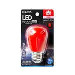 （業務用セット） ELPA LED装飾電球 サイン球形 E26 レッド LDS1R-G-G904 【×5セット】
