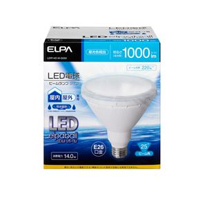 （業務用セット） ELPA LED電球 ビーム球形 1000ルーメン E26 昼光色 LDR14D-M-G050 【×2セット】 - 拡大画像
