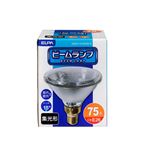 （まとめ買い） ELPA 屋外ビーム球 電球（ビームランプ） 75W形 E26 集光 EBRS110V60W／N 【×2セット】