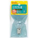 （まとめ買い） ELPA ミニクリプトン球 電球 25W形 E17 クリア G-102H（C） 【×30セット】