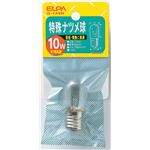 （まとめ買い） ELPA 特殊ナツメ球 電球 10W E17 クリア G-124H 【×30セット】