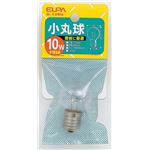 （まとめ買い） ELPA 小丸球 電球 10W E17 クリア G-128H 【×30セット】