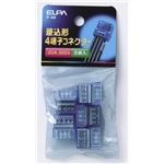 （まとめ買い） ELPA 差込型4端子コネクター P-4H 5個 【×30セット】