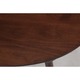 リビングこたつテーブル 本体 【楕円形/幅105cm】 木製 コード収納ボックス付き ウォールナット - 縮小画像2