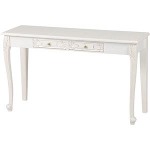 コンソールテーブル 木製 ヴィオレッタシリーズ アンティークホワイト(白)   - 拡大画像