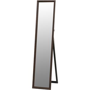 スタンドミラー(全身姿見鏡) 幅33cm×高さ150cm アンティーク調 ブラウン  商品画像