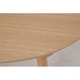 リビングこたつテーブル 本体 【楕円形/幅105cm】 木製 コード収納ボックス付き ナチュラル  - 縮小画像3
