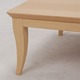 リビングこたつテーブル 正方形 本体 木製 75cm ナチュラル  - 縮小画像3