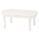 テーブル ヴィオレッタシリーズ 木製 アンティーク調ホワイト(白) 
